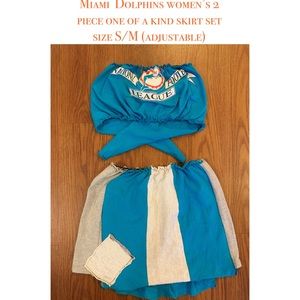 Miami Dolphins Football women’s skirt set S/M